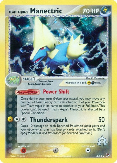 Team Aqua's Manectric - 4/95