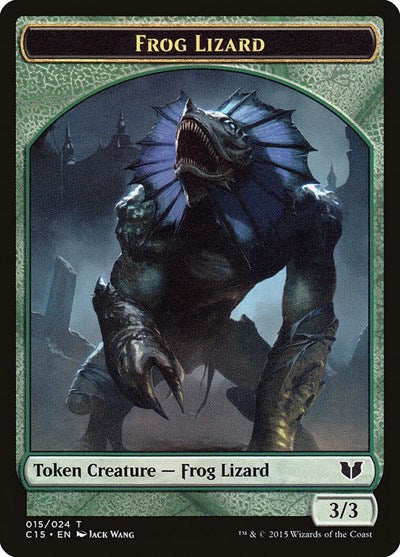 Frog Lizard // Germ Double-Sided Token