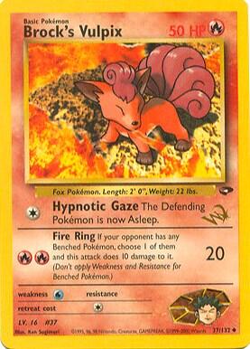 Brock's Vulpix [W Stamped]