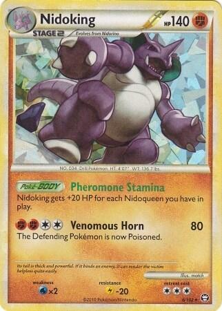 Nidoking - 6/102 (Cracked Ice Holo)