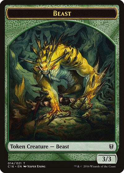 Beast // Ogre Double-Sided Token