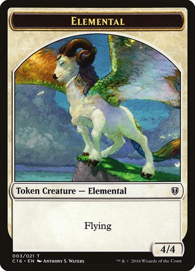 Elemental // Soldier Double-Sided Token