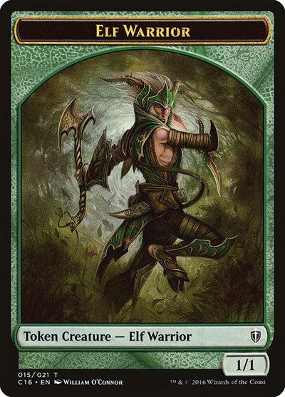 Elf Warrior // Zombie Double-Sided Token