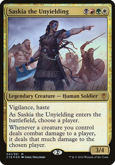 Saskia the Unyielding (Commander 2016)