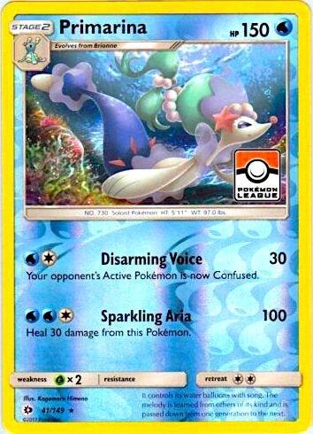 Primarina - 41/149 (Pokemon League)