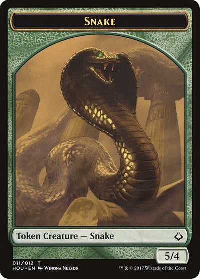 Snake // Warrior Double-Sided Token
