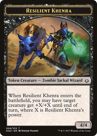 Resilient Khenra // Zombie Double-Sided Token