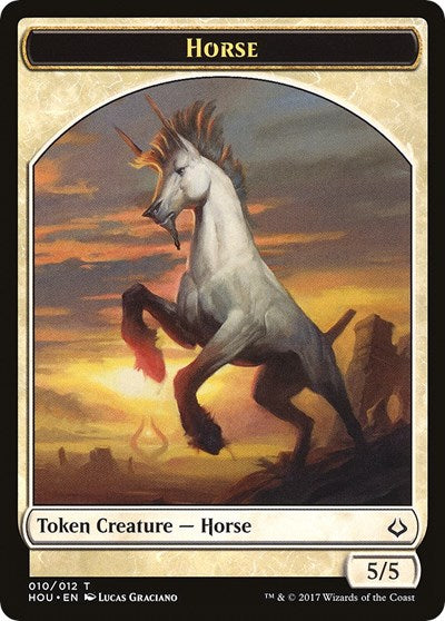 Horse // Zombie Double-sided Token