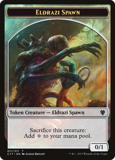 Eldrazi Spawn // Vampire Double-Sided Token