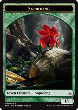 Saproling // Treasure (010) Double-Sided Token