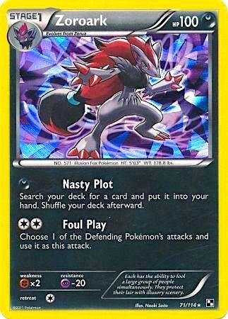 Zoroark - 71/114 (Cracked Ice Holo)