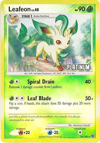 Leafeon - 24/100 [Platinum]