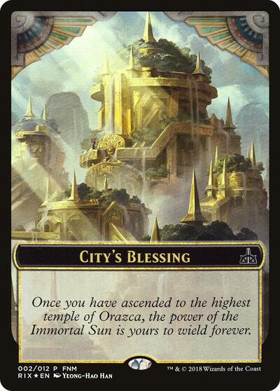 City's Blessing // Elemental Double-Sided Token
