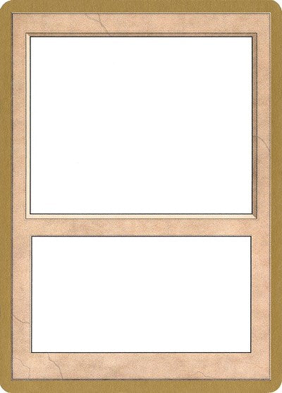 1996 World Championship Blank Card