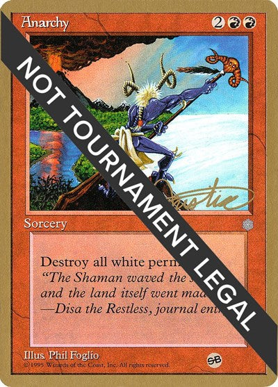 Anarchy - 1996 Mark Justice (ICE) (SB)