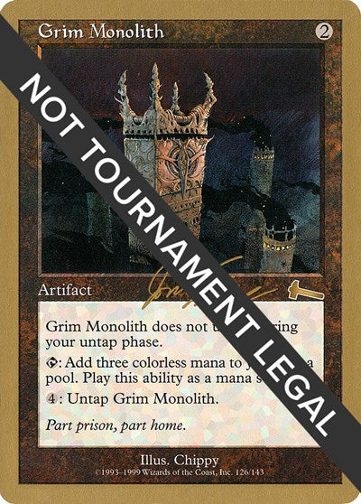 Grim Monolith - 2000 Jon Finkel (ULG)