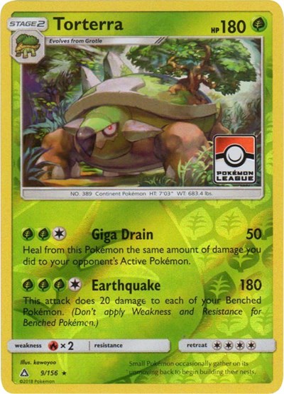 Torterra - 9/156 (Pokemon League)