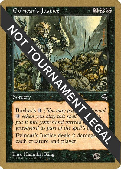 Evincar's Justice - 1999 Jakub Slemr (TMP) (SB)