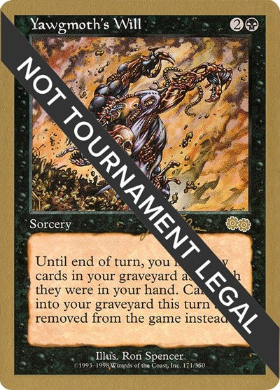 Yawgmoth's Will - 1999 Jakub Slemr (USG)