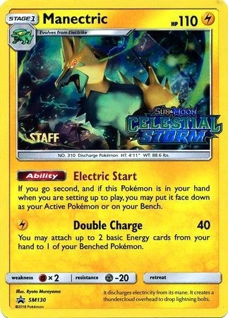 Manectric - SM130 (Prerelease) [Staff]