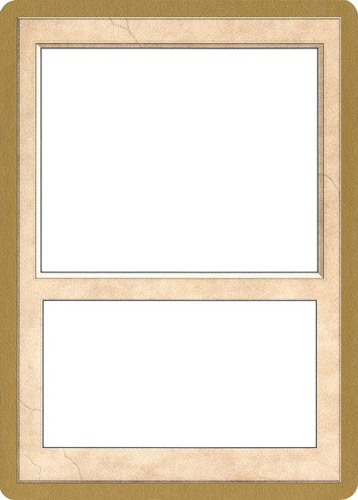 2002 World Championship Blank Card