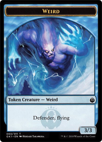 Weird // Goblin Double-Sided Token