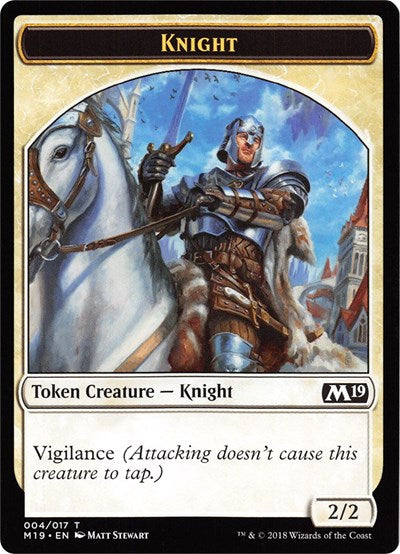 Knight // Thopter Double-Sided Token (Game Night)