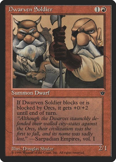 Dwarven Soldier (Shuler)