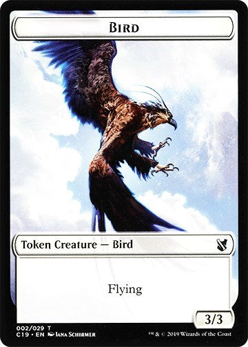 Bird (002) // Sculpture Double-Sided Token
