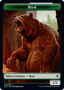Bear // Food (015) Double-Sided Token