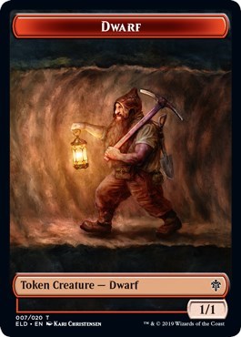 Dwarf // Food (016) Double-Sided Token
