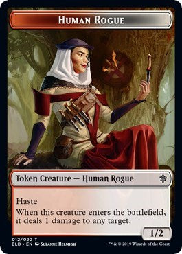 Human Rogue // Food (017) Double-Sided Token