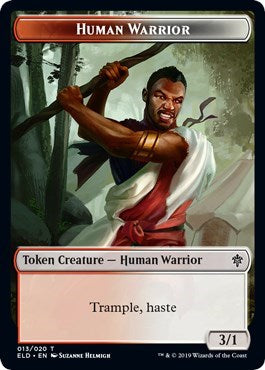 Human Warrior // Food (017) Double-Sided Token