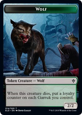 Wolf // Food (016) Double-Sided Token