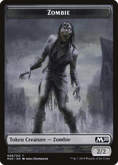 Zombie // Wolf Double-Sided Token