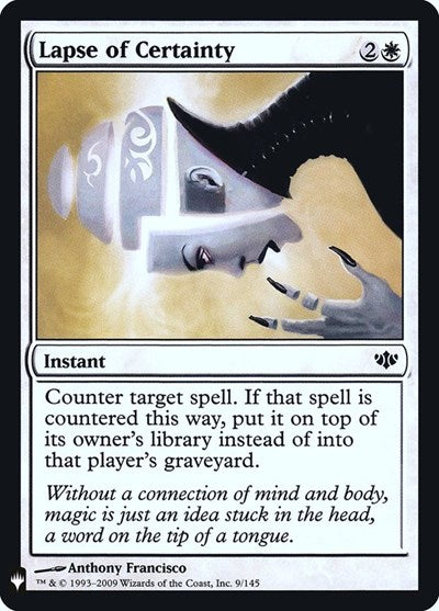 Lapse of Certainty