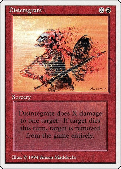 Disintegrate