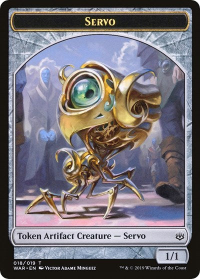 Servo // Dragon Double-Sided Token (Challenger 2020)