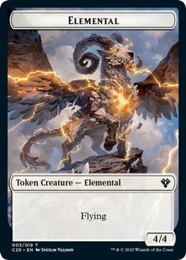 Elemental (003) // Soldier Double-Sided Token