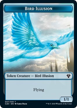 Bird Illusion // Beast (011) Double-Sided Token
