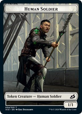 Human Soldier (004) // Zombie Double-Sided Token
