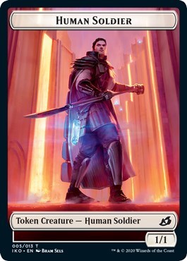 Human Soldier (005) // Zombie Double-Sided Token