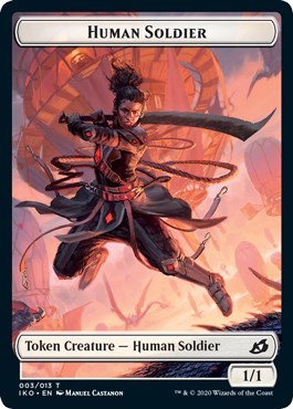 Human Soldier (003) // Zombie Double-Sided Token