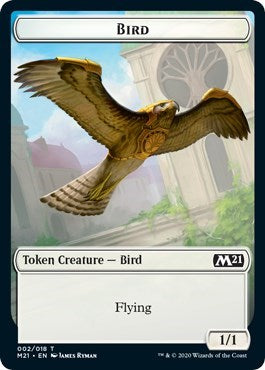 Bird // Demon Double-Sided Token
