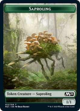 Saproling // Zombie Double-sided Token