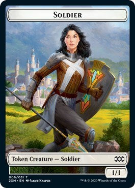 Soldier // Squirrel Double-Sided Token