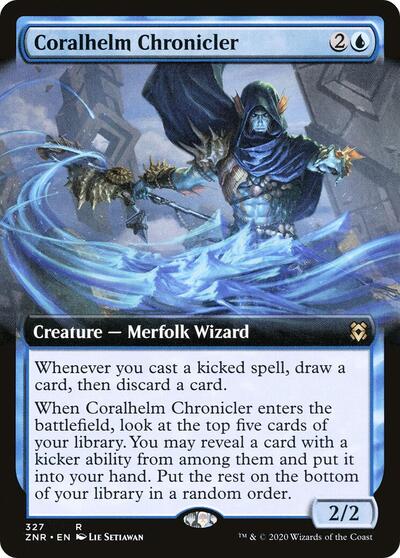Coralhelm Chronicler (Extended Art)