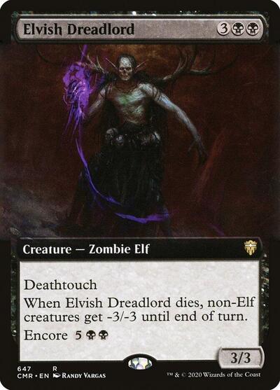 Elvish Dreadlord (Extended Art)
