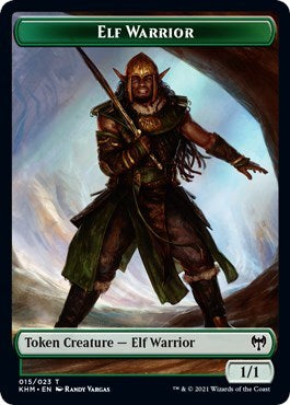 Elf Warrior // Angel Warrior Double-Sided Token
