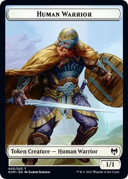 Human Warrior // Bear Double-Sided Token